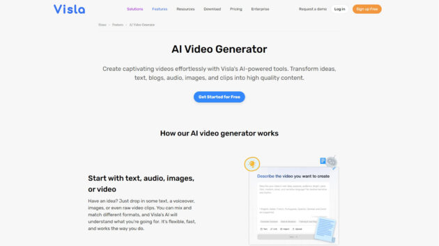 AI Video Generator | Visla | AllAiWebsite