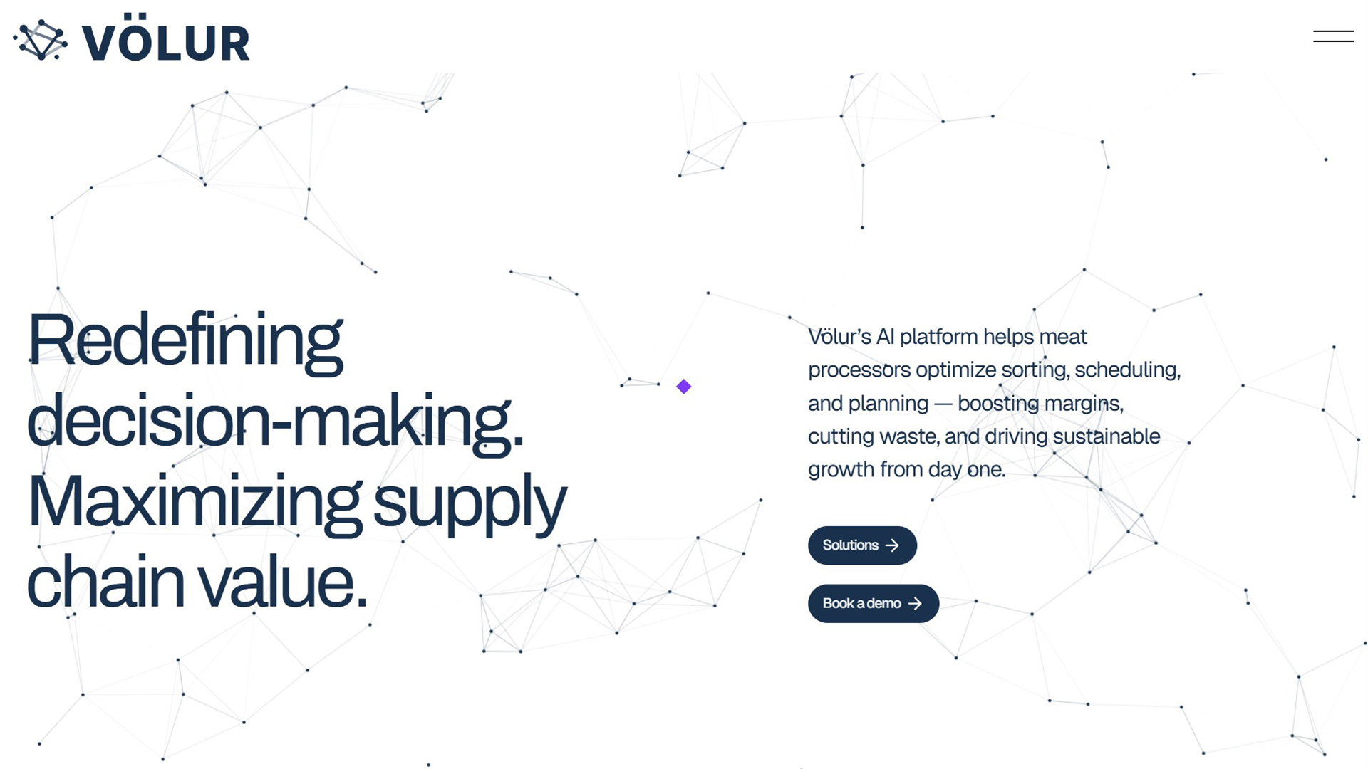 AI Meat Optimization | Völur | AllAiWebsite