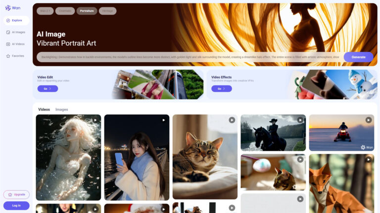 AI Video Generation | Wan | AllAiWebsite