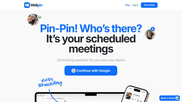 AI Meeting Scheduler | Wellpin | AllAiWebsite
