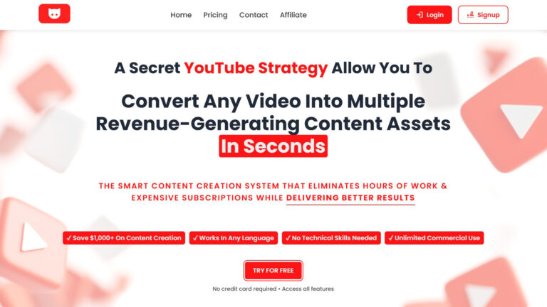 YouTube Content Repurposing | YT Copycat | AllAiWebsite