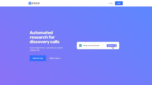 AI Sales Preparation | Zoza AI | AllAiWebsite
