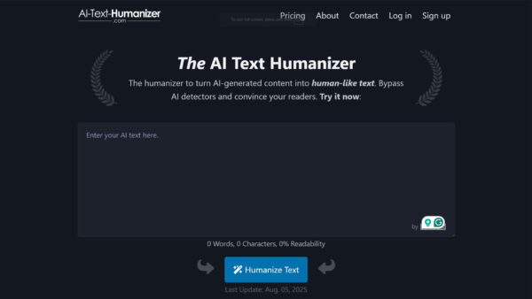 AI Text Humanizer | AI Tools Directory [Discover Top AI Tools in 2026]