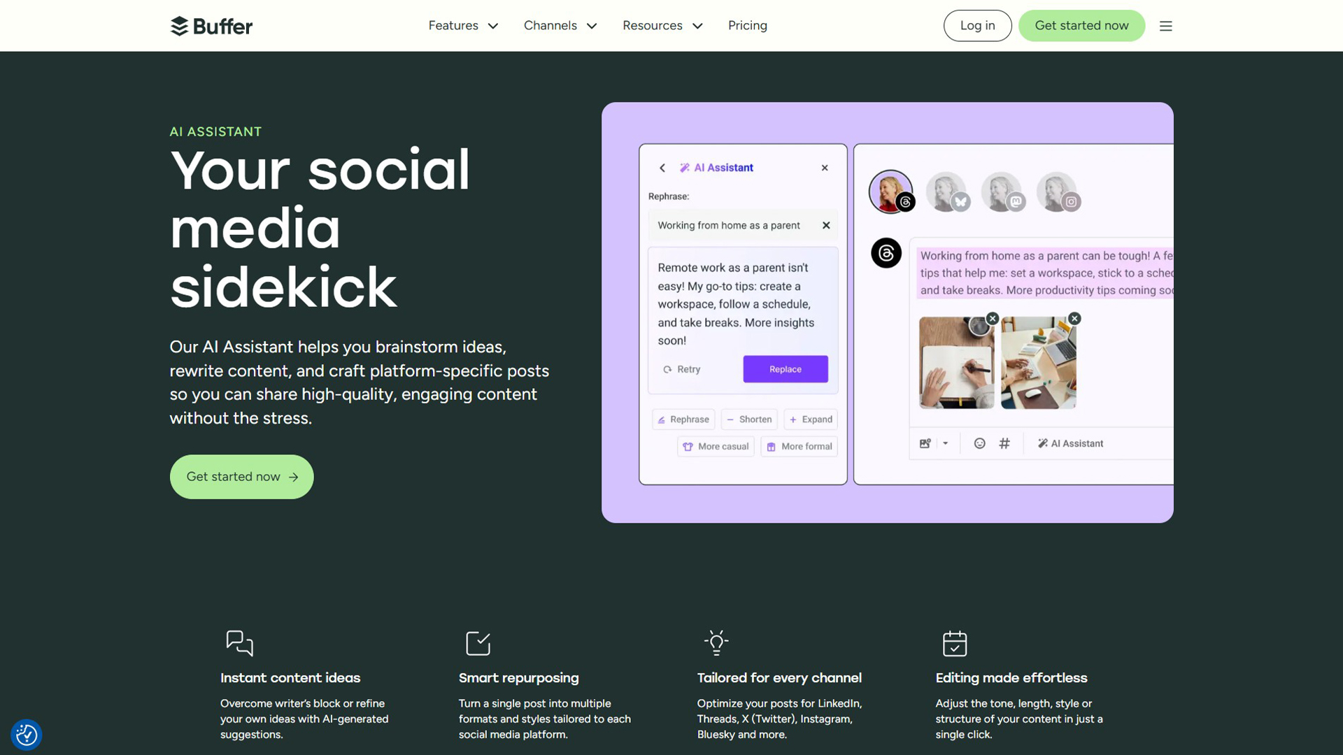 social media management | Buffer | AllAiWebsite