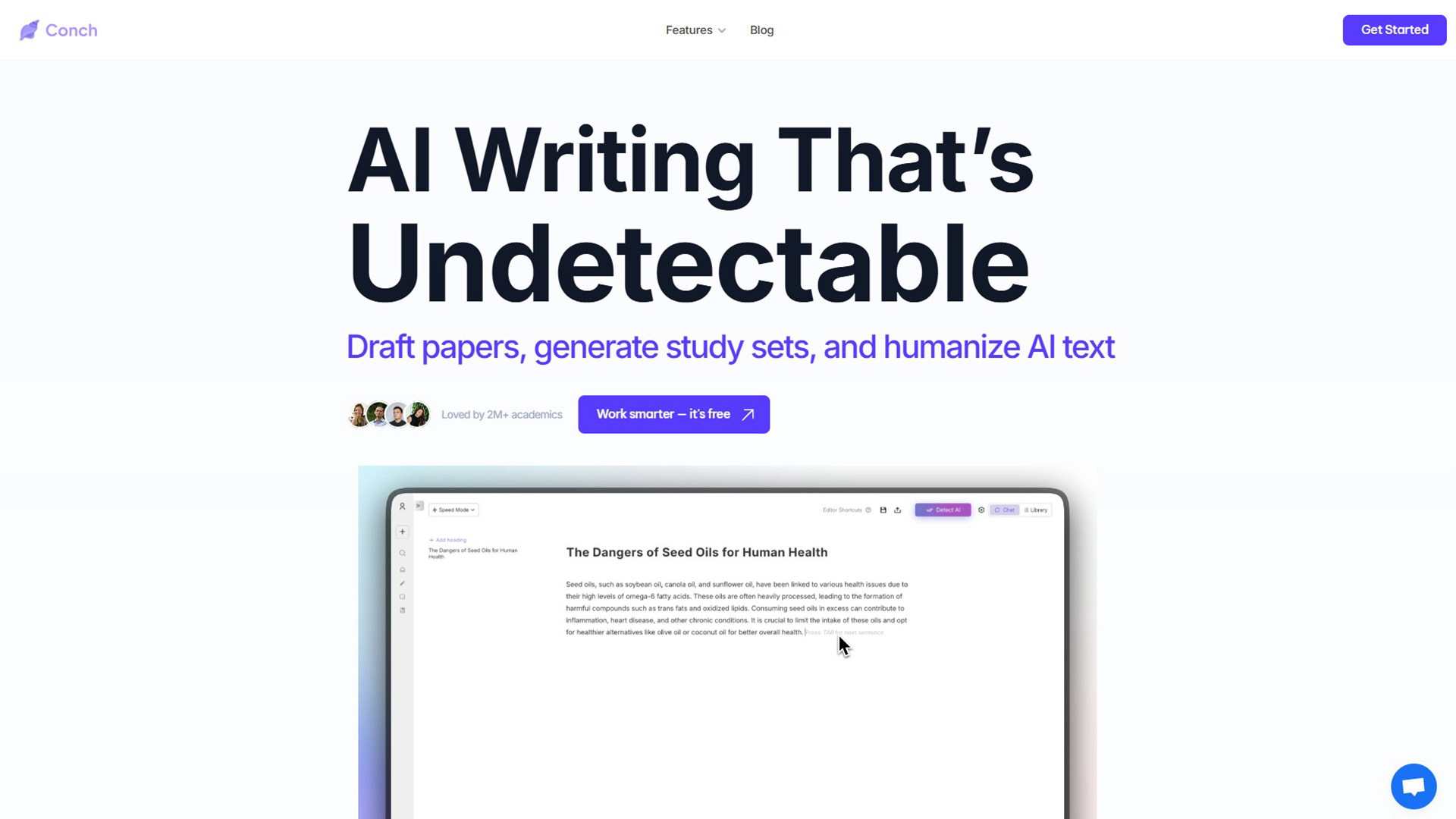 AI writing tool | Conch AI | AllAIWebsite