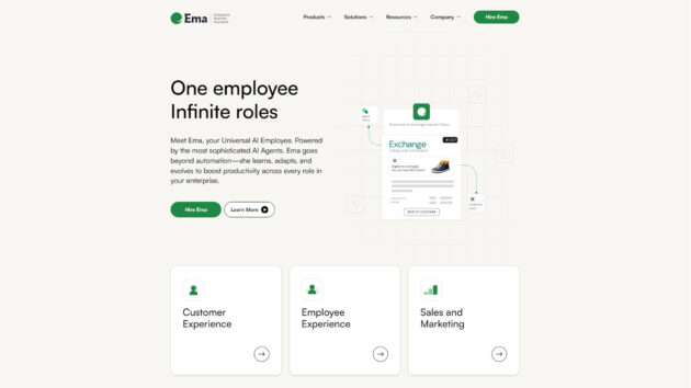 Enterprise AI solution | Ema | AllAiWebsite