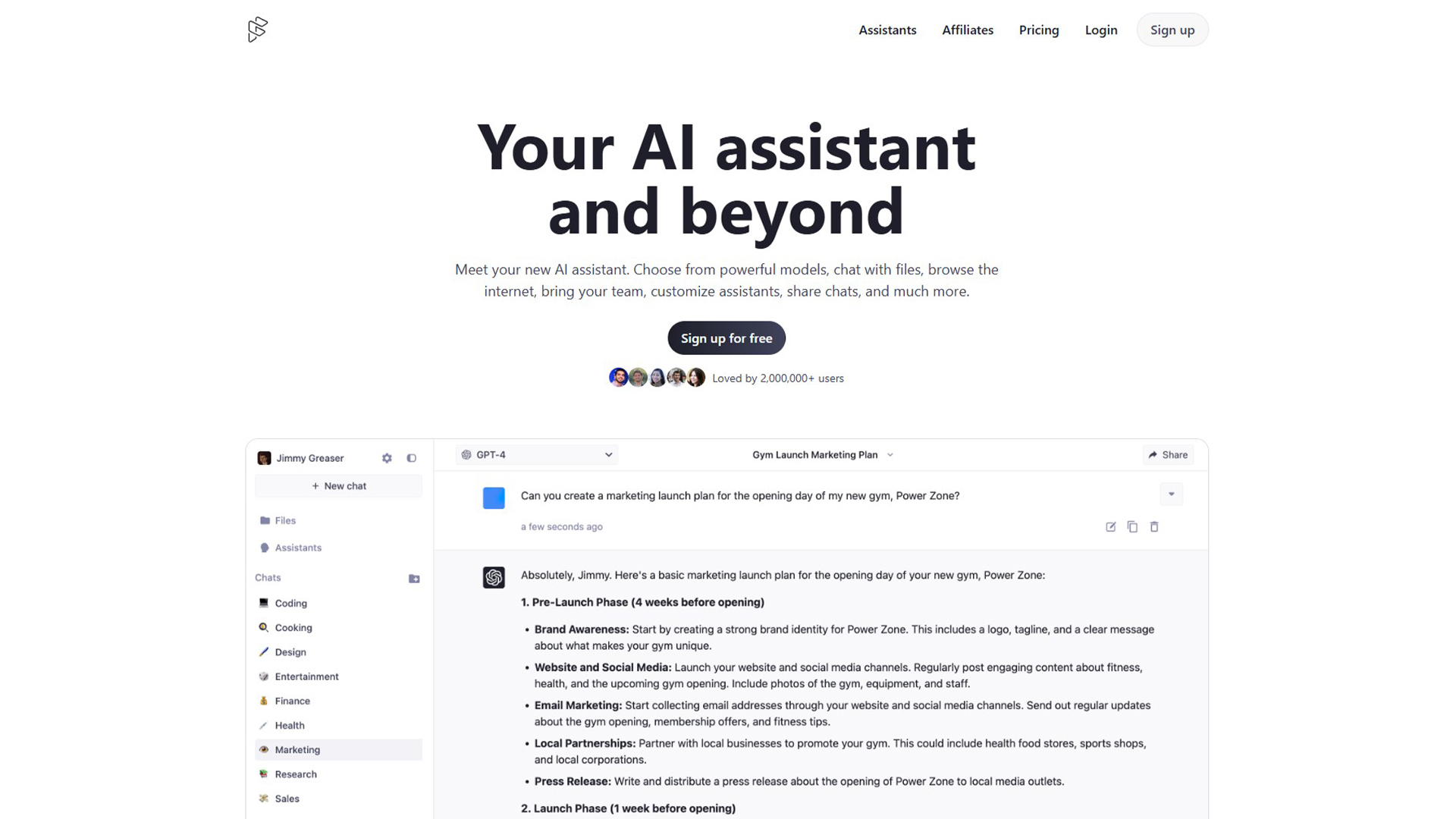 AI chatbot | ForeFront AI | AllAIWebsite