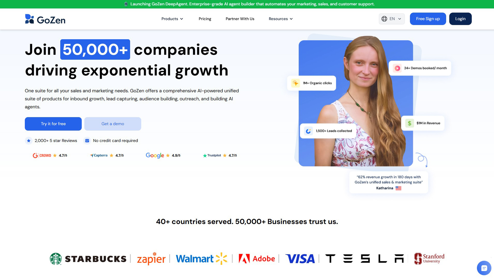 AI sales and marketing | GoZen AI | AllAiWebsite