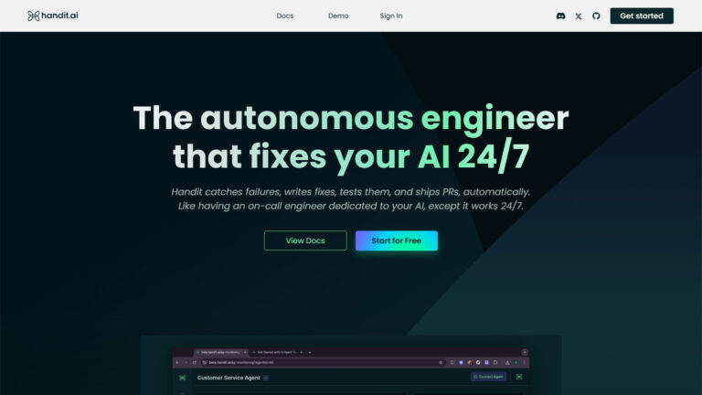 AI reliability | Handit.ai | AllAiWebsite