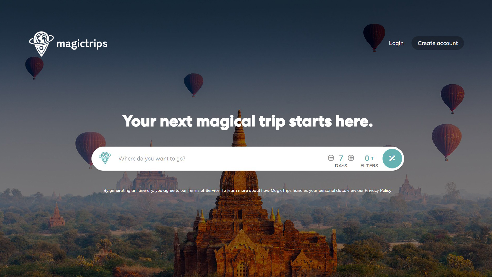 AI Travel Planner | MagicTrips | AllAiWebsite