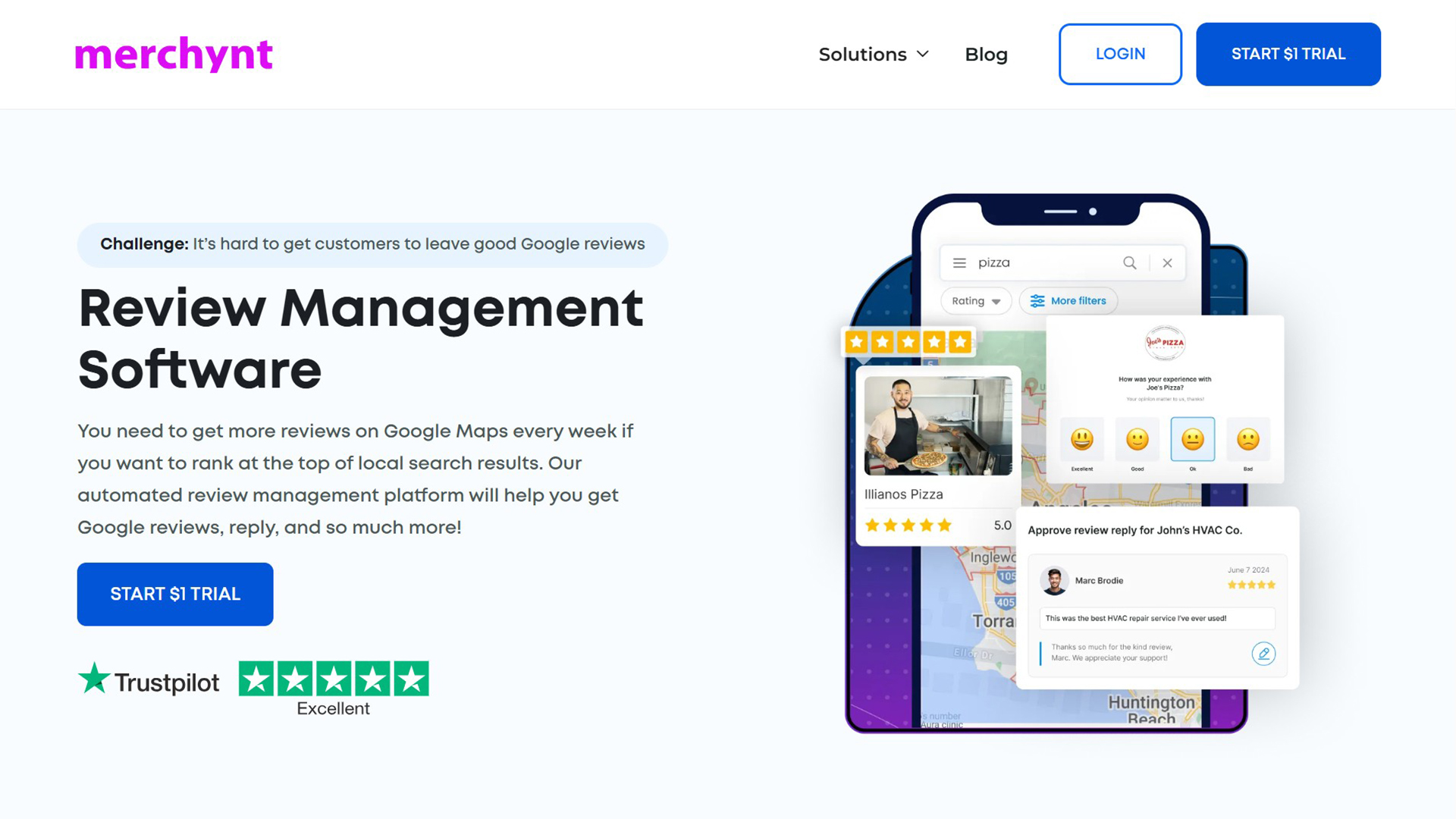 Review Management Software | Merchynt Google Reviews Software | AllAiWebsite
