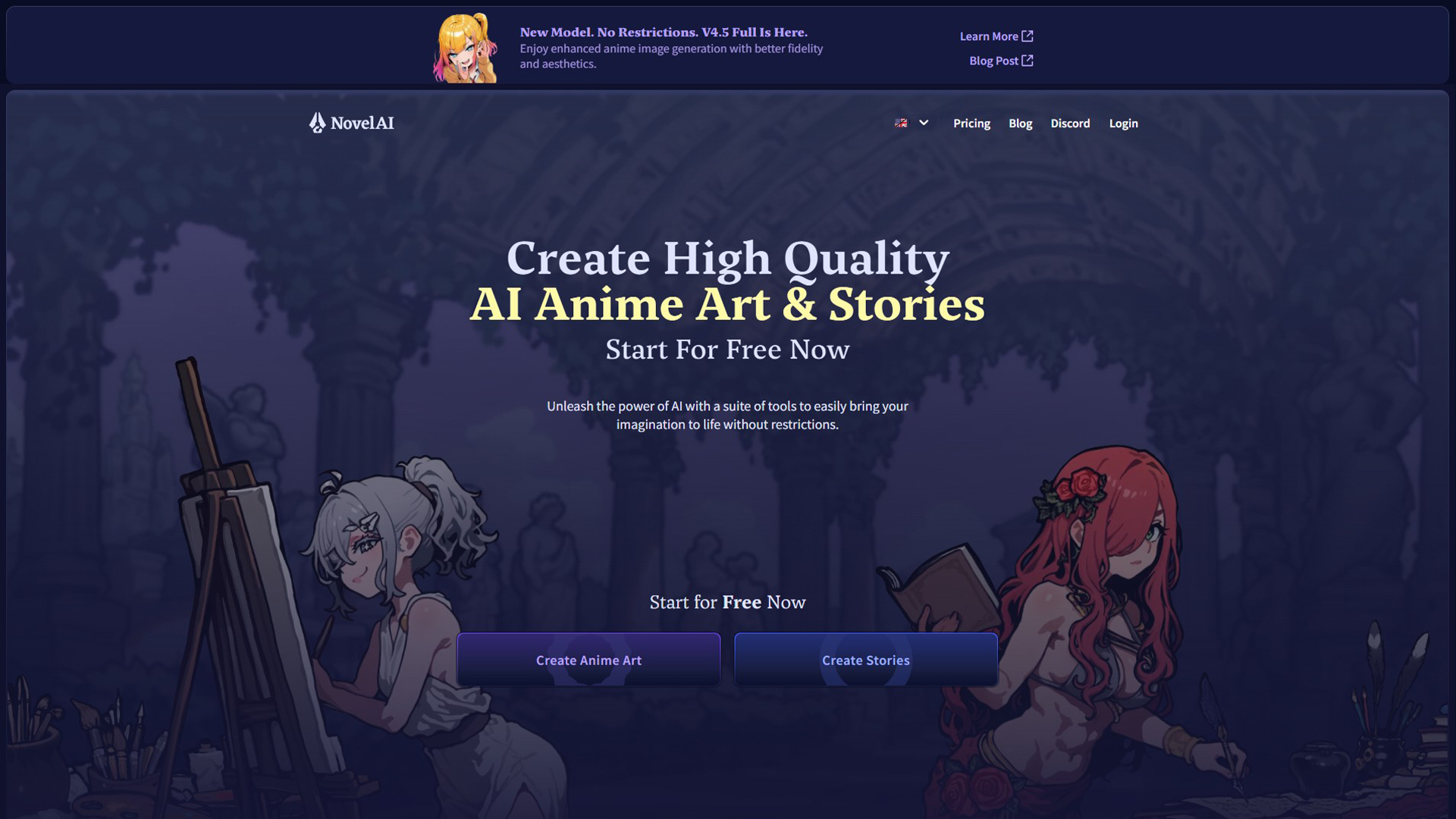 AI Story Generator | NovelAI | AllAiWebsite