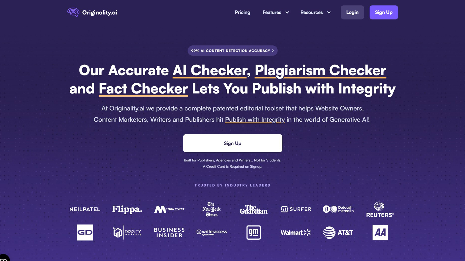 AI content detector | Originality AI | AllAiWebsite