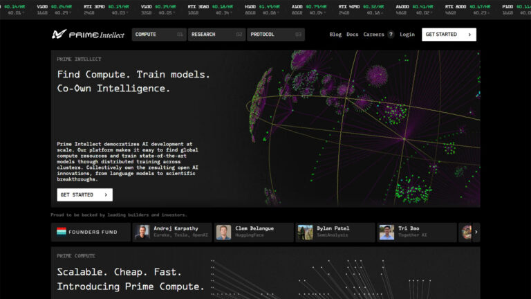 Generative AI | Prime Intellect | AllAiWebsite