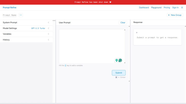 AI prompt generator | Prompt Refine | AllAIWebsite