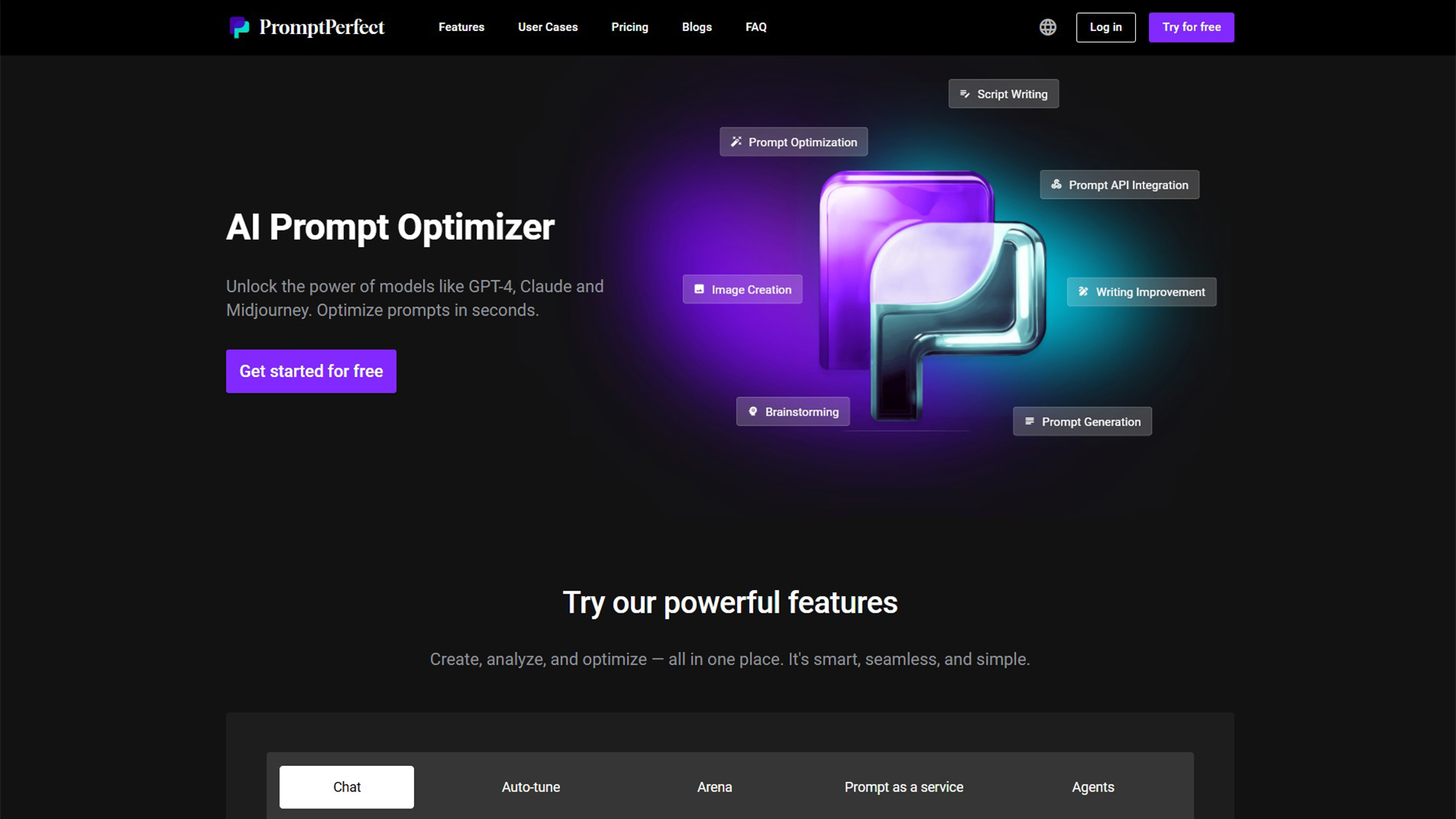 AI prompt optimizer | PromptPerfect | AllAiWebsite