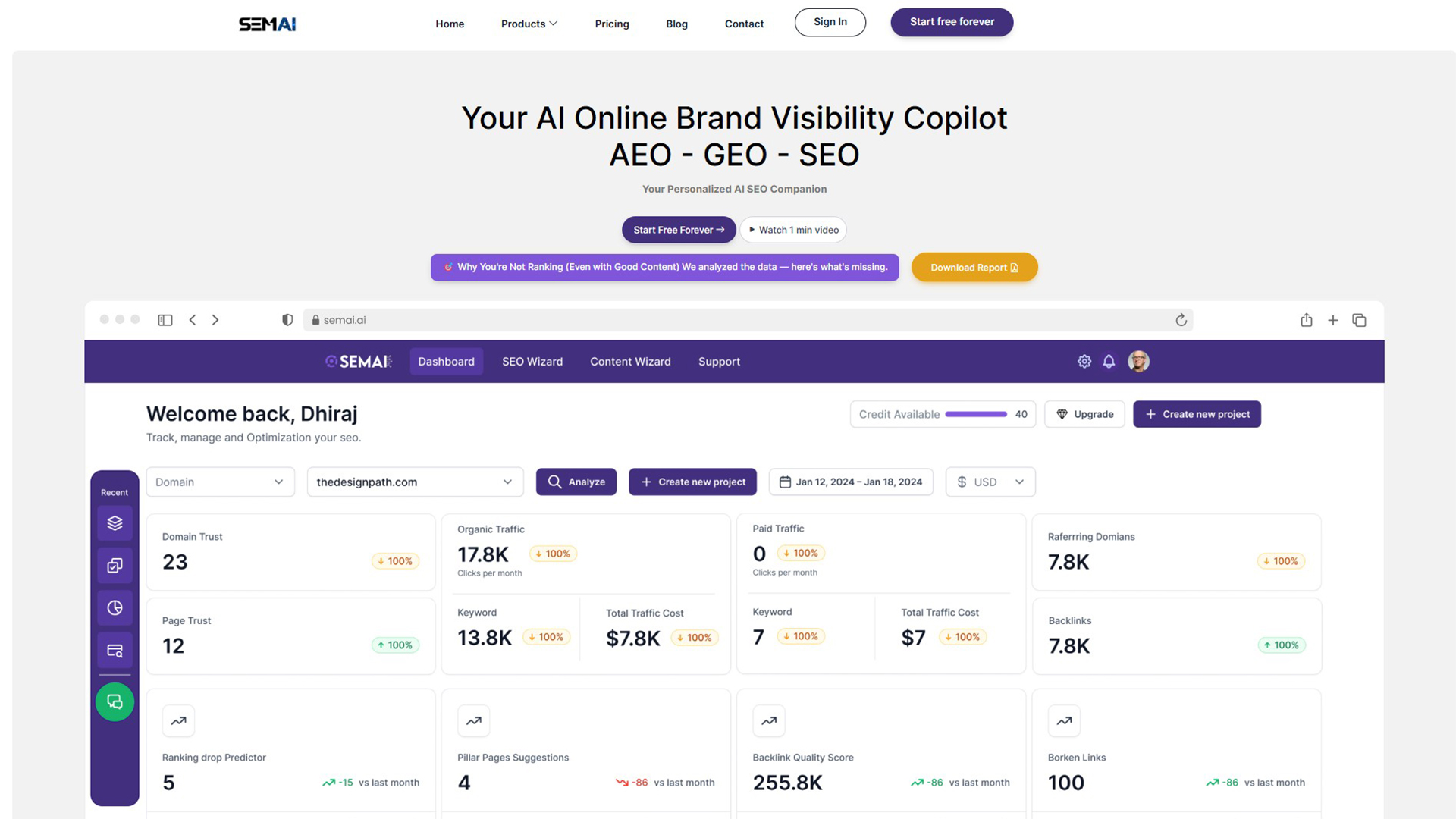 AI SEO | SEMAI | AllAiWebsite