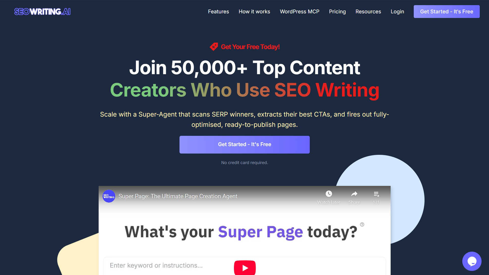 AI writing tool | SEOWriting AI | AllAIWebsite