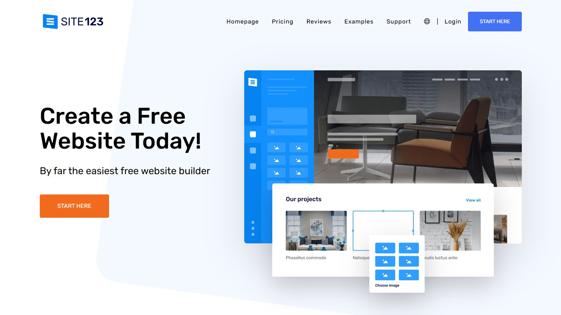AI website builder | SITE123 | AllAIWebsite