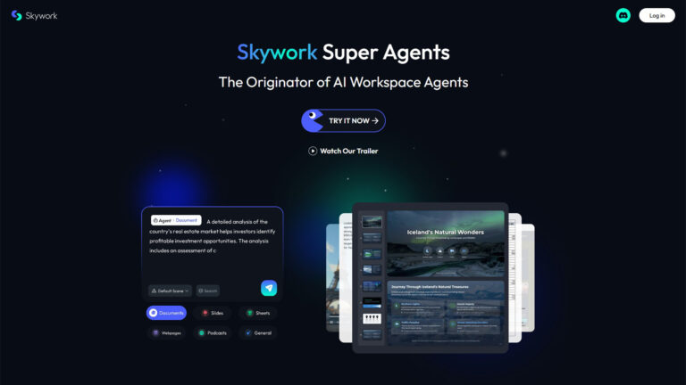 AI workspace agent | Skywork | AllAiWebsite