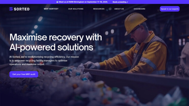 Waste management technology | Sorted | AllAiWebsite