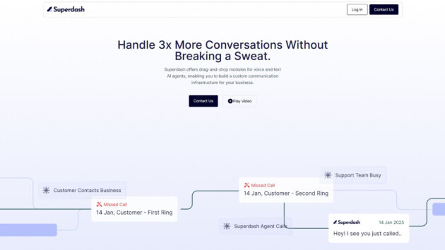 AI voice agents | Superdash | AllAiWebiste