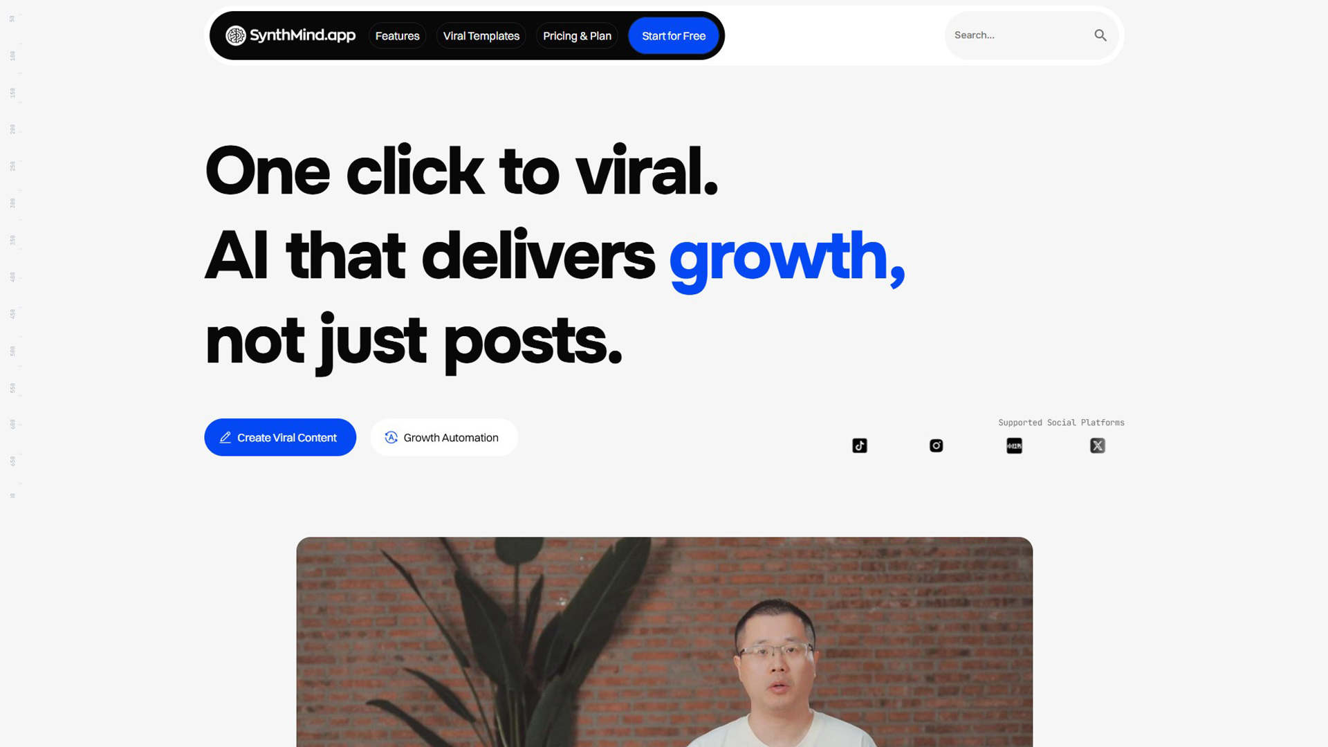 AI social media | SynthMind | AllAIWebsite