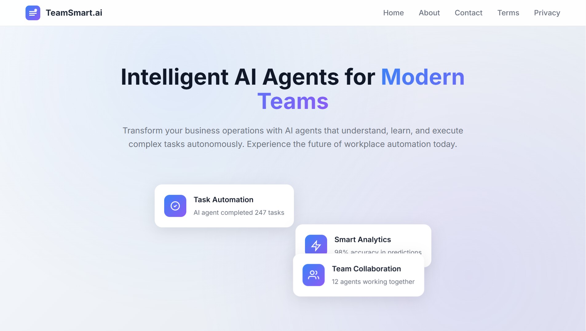 AI team collaboration | TeamSmart AI | AllAiWebsite