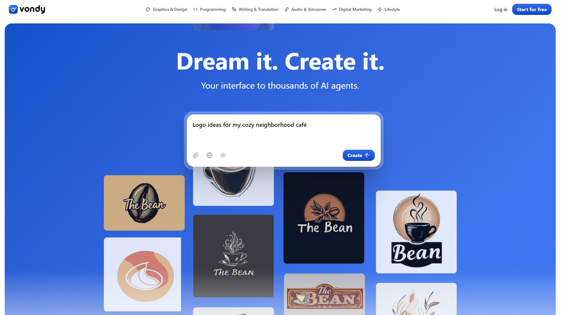 AI content generation | Vondy AI | AllAiWebsite