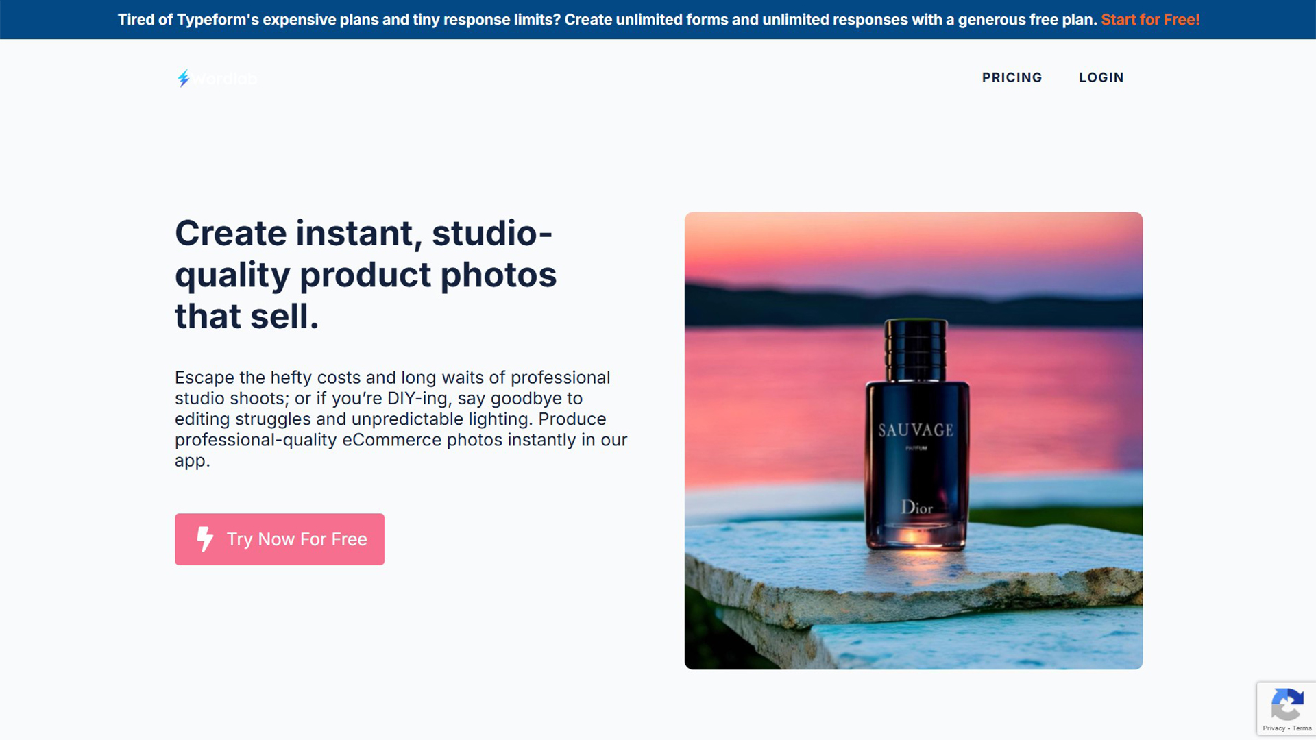 AI product photography | Wordlab | AllAiWebsite
