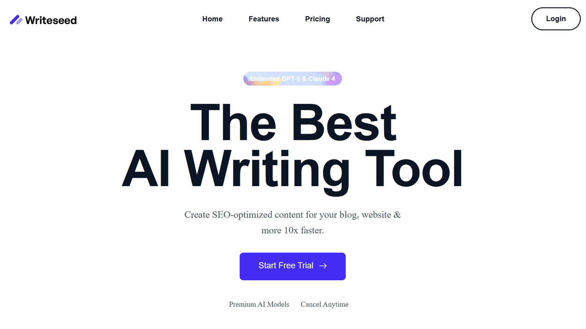 Best AI Writing Tool | Writeseed | AllAIWebsite