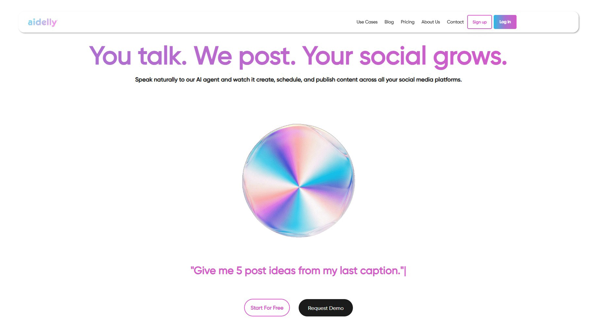 AI chatbot builder | Aidelly | AllAiWebsite