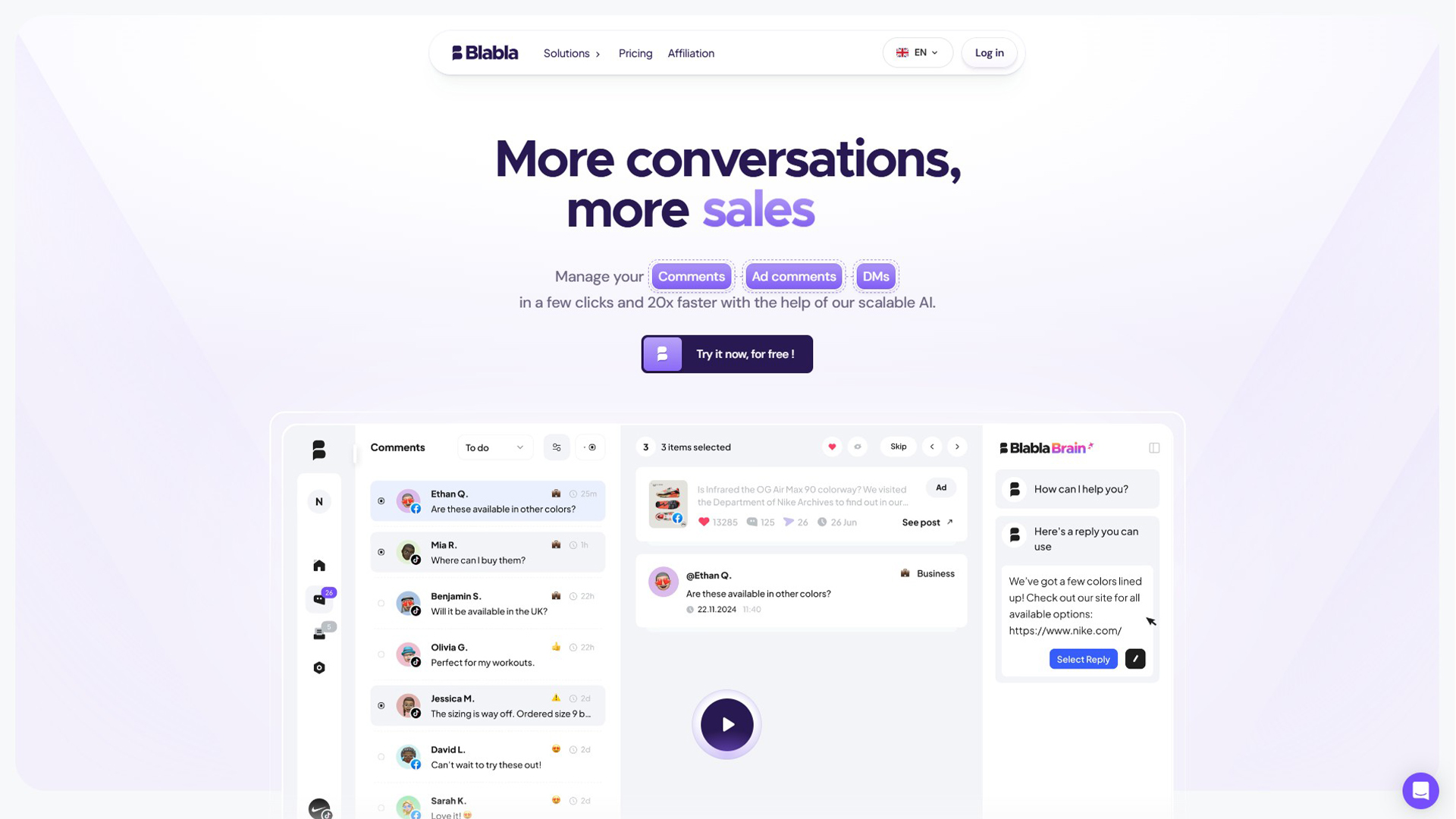 Social media marketing | Blabla | AllAiWebsite