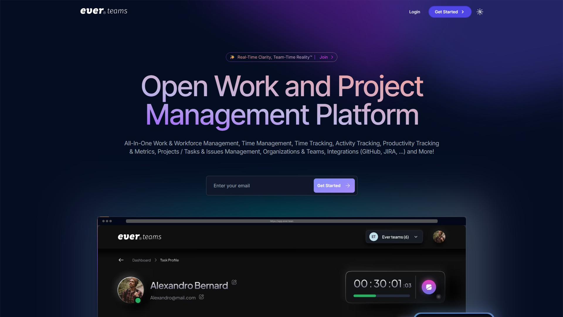 Project management software | Ever.team | AllAIWebsite