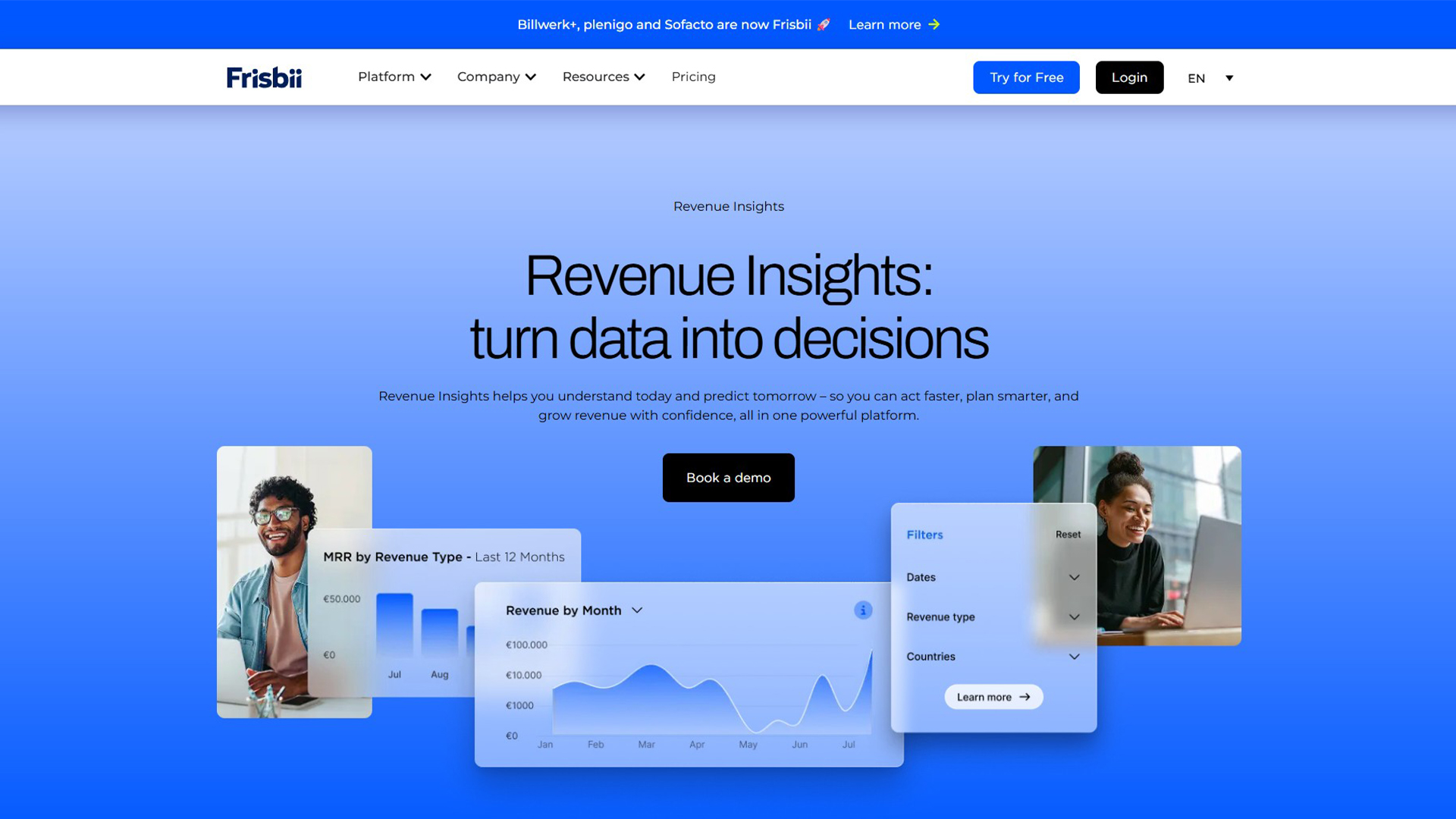 AI Revenue insights | Frisbii | AllAiWebsite