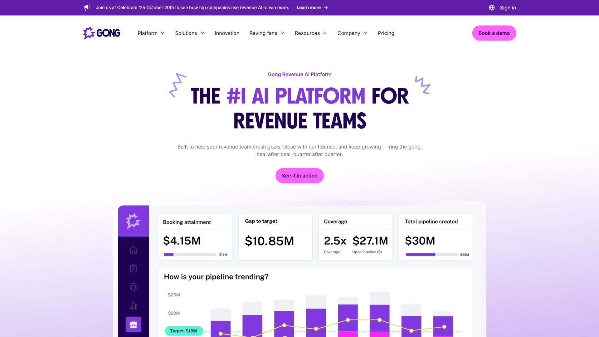Revenue Intelligence | Gong | AllAiWebsite