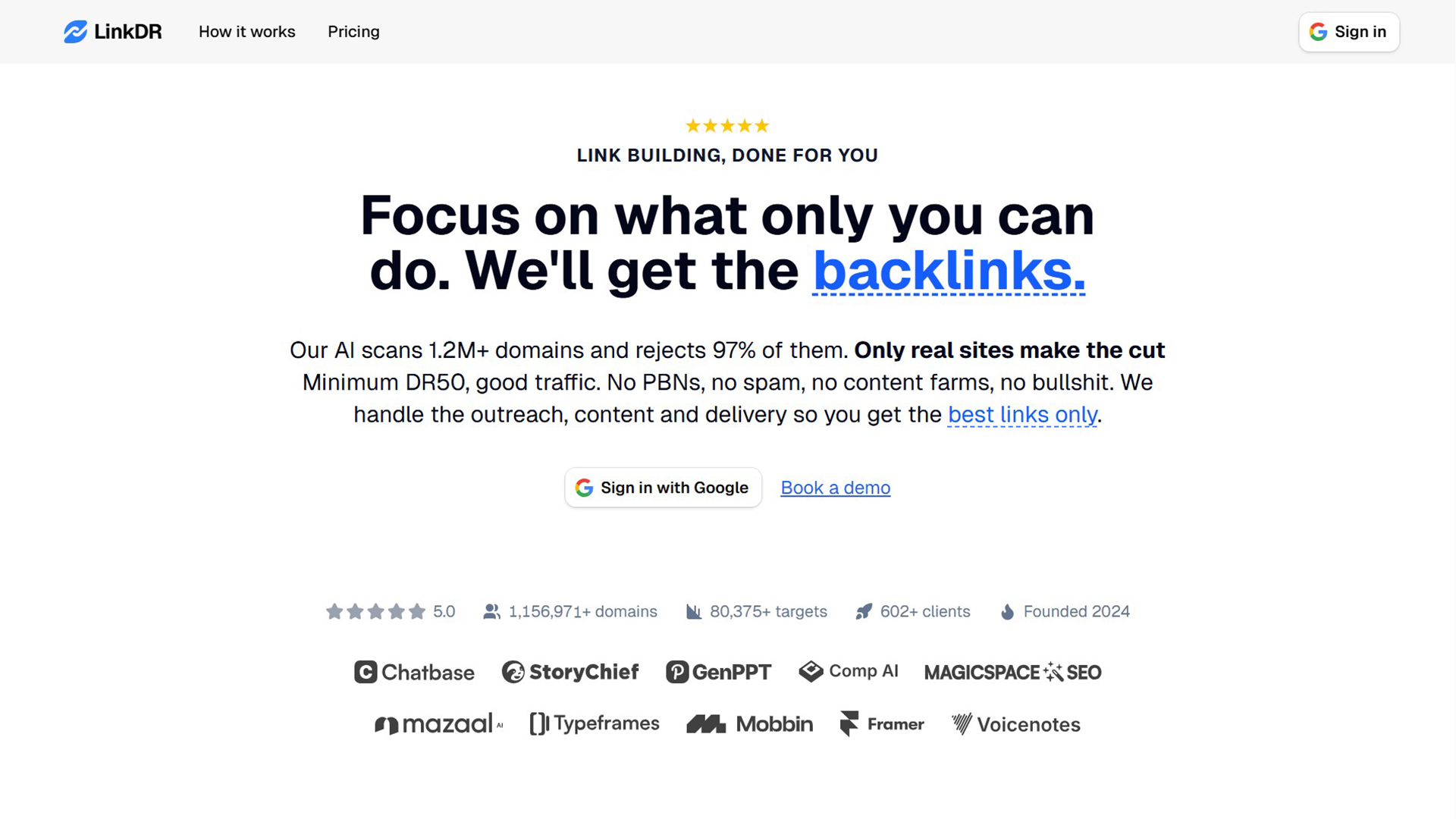 Link building service | LinkDR | AllAiWebsite
