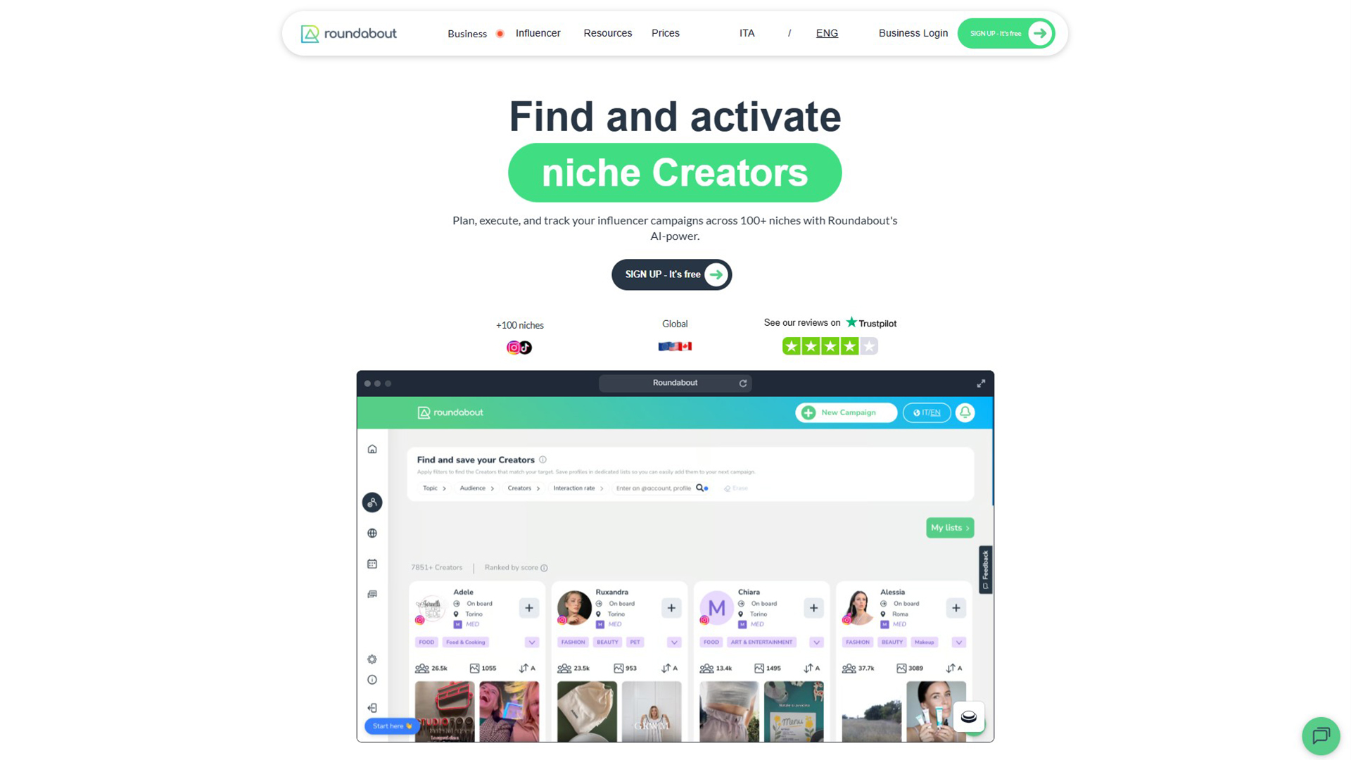 Influencer marketing | Roundabout | AllAIWebsite