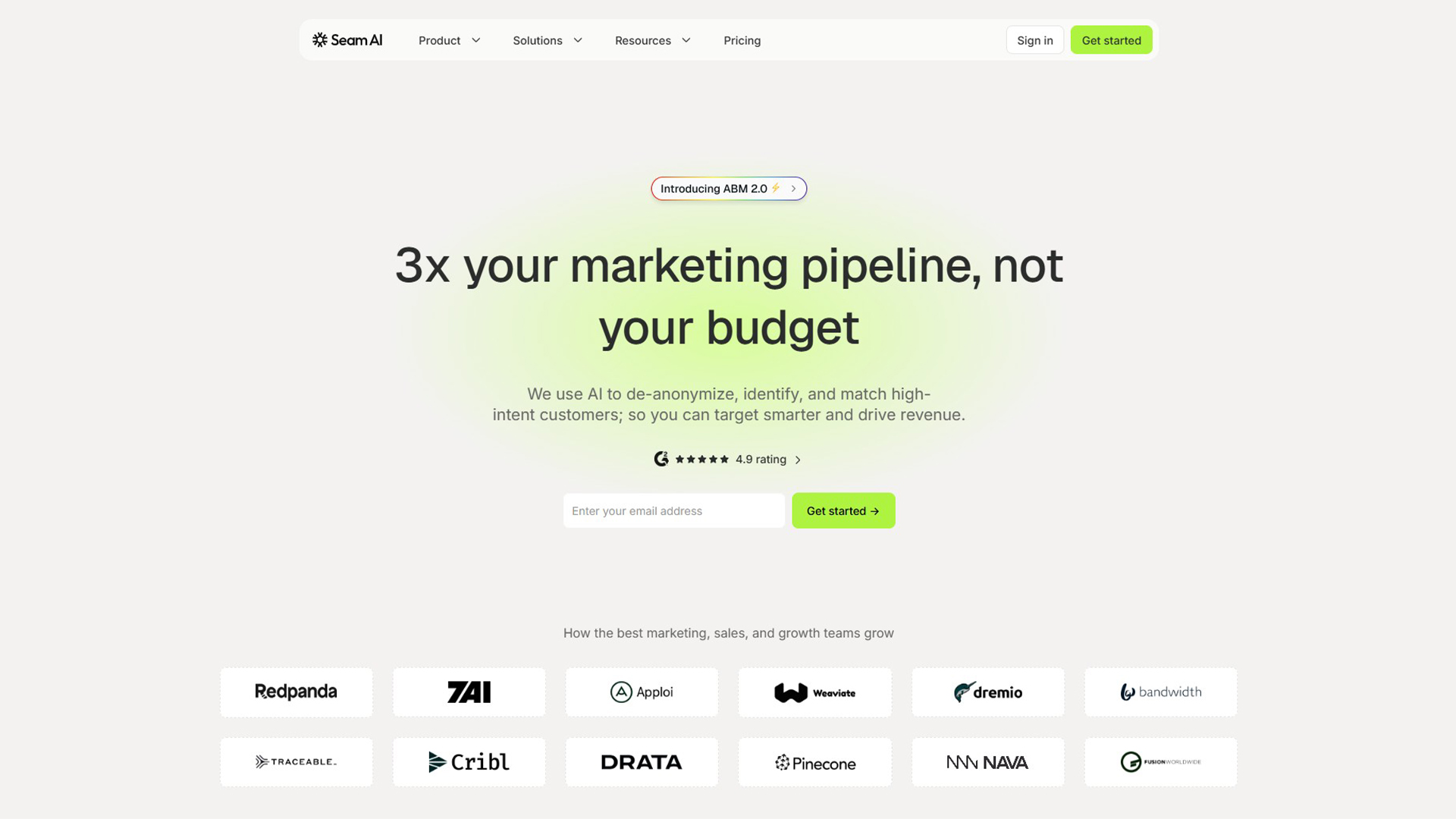 customer data platform | Seam AI | AllAIWebsite