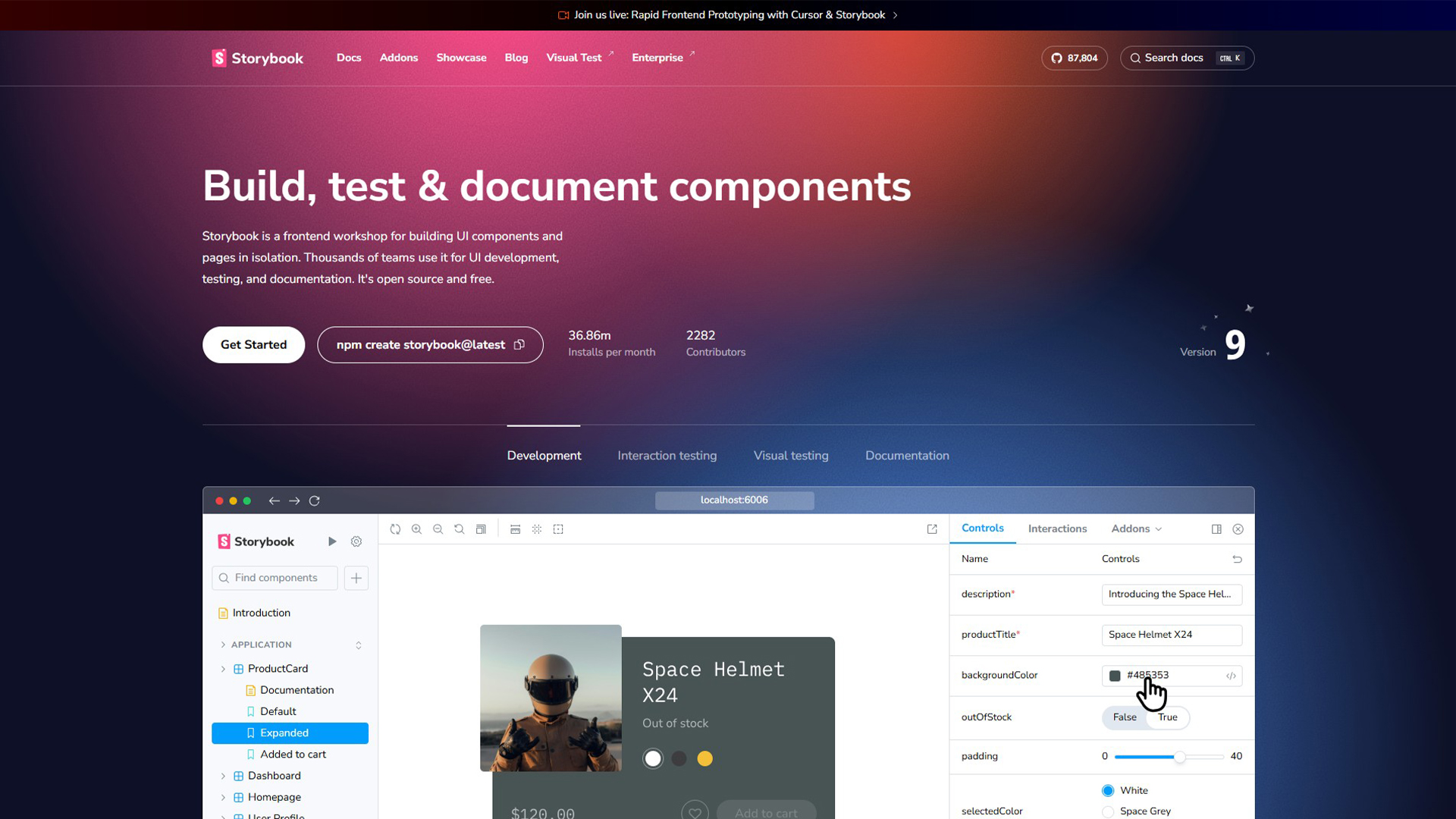 UI components | Storybook | AllAiWebsite