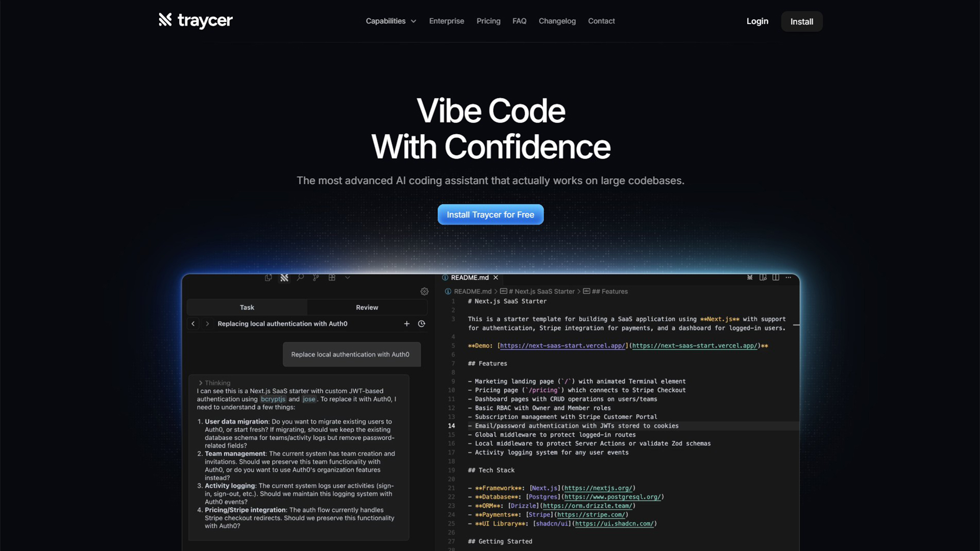 AI coding assistant | Traycer | AllAiWebsite