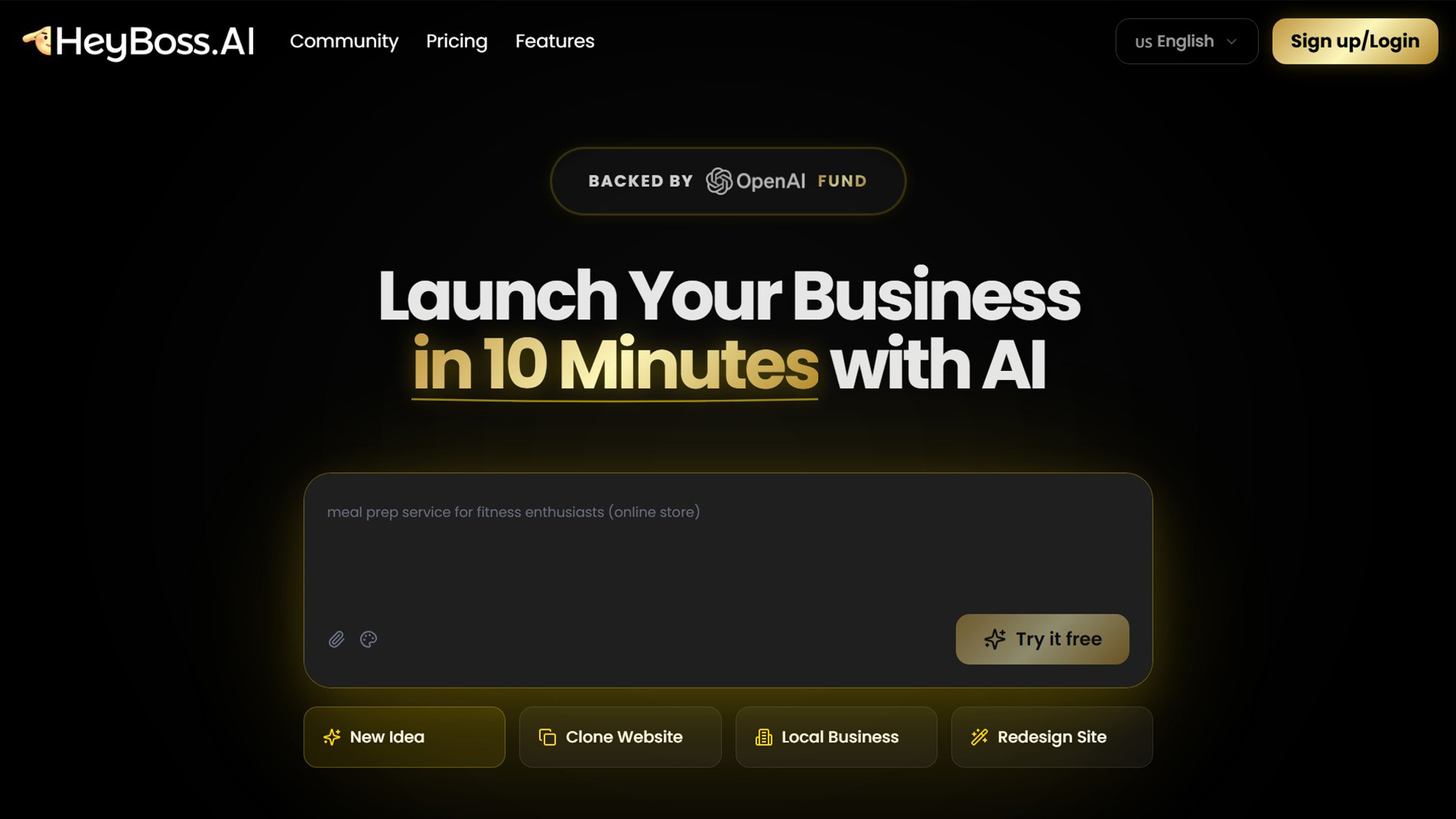 HeyBoss AI | AI App and Website Builder | AllAIWebsite