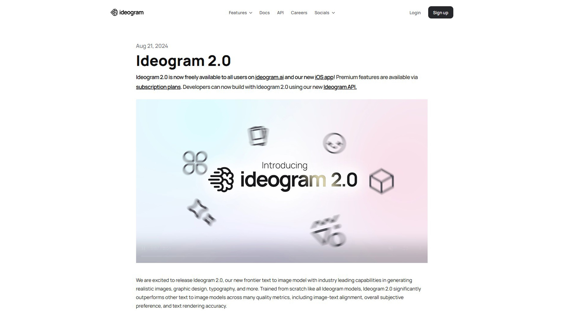 Ideogram 2.0 | AI Graphic Design Generator | AllAIWebsite