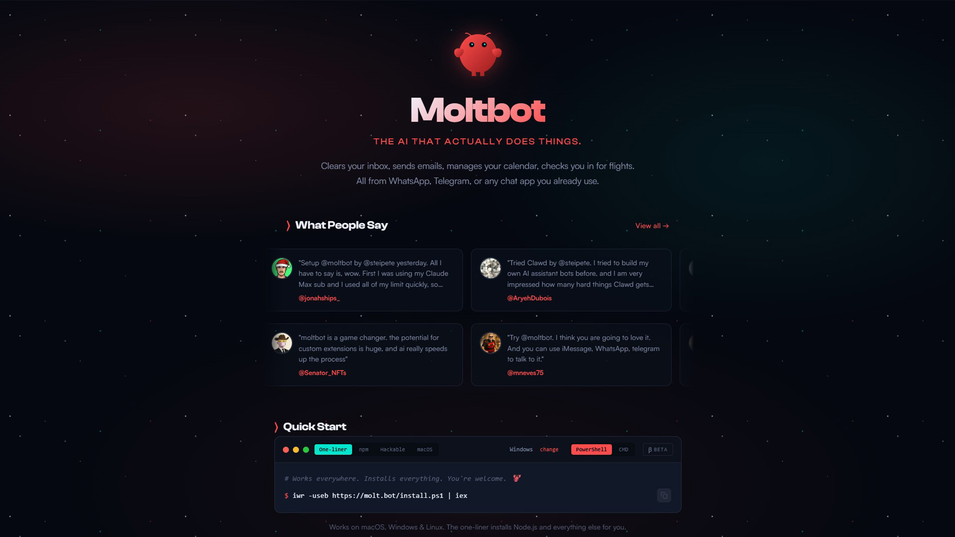 Moltbot (formerly Clawdbot) | AllAIWebsite